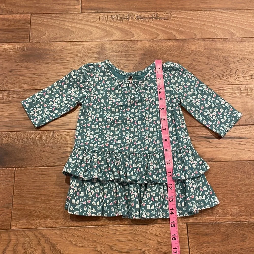 Baby Gap Girls Flowered Top Tunic - Size 3-6 months - 100% Cotton Baby Clothes